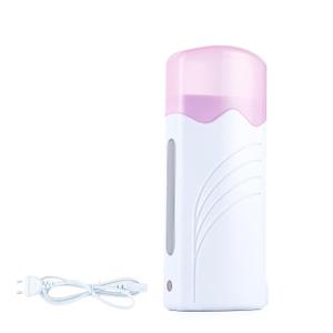 Roll On Wax Warmer For Hair Removal Wax Roller Wax Heater, Home Waxing Kit For Women Men 110V (Sliver)
