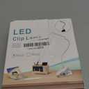 Clip on Light,9 Brightness+5 Color Rechargeable Desk Lamp,4000mAh Battery Operated Lights,450 Lumen 48 LED Desk Lamp with Clamp Light,Cordless Reading Lamps for Bed/Headboard/Bedside Table (Black)