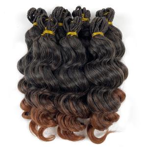 9 Inch Ocean Wave Crochet Hair Short Deep Wave Crochet Hair 5 packs Pre Looped Ocean Wave Crochet braids for Black Women (T1B/30)