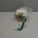 5 Pieces Large Body Powder Puff and Powder Container, Crystal Case for Dust Puff, Powder applicator with Box for Face and Body (Glitter, Butterfly)