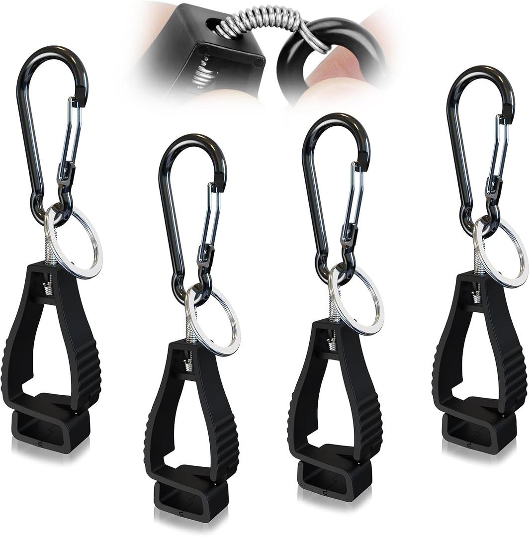 NANHONG 4PCS, Glove Clips for Work Glove Holders, Gloves Clip, Duty Belt Accessories, Gloves Clips for Work