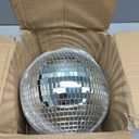 Mirror Disco Ball Set with Extention Chain and Hooks 8 inch