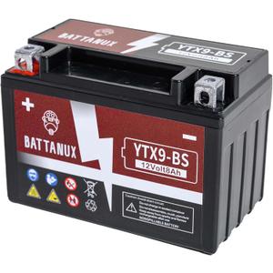 YTX9-BS Battery & Motorcycle Battery, Sealed SLA/AGM 12V8Ah ATV/UTV/Snowmoble/Motor bike Battery Maintenance Free & No tools for installation & Advanced Technology & Environmental