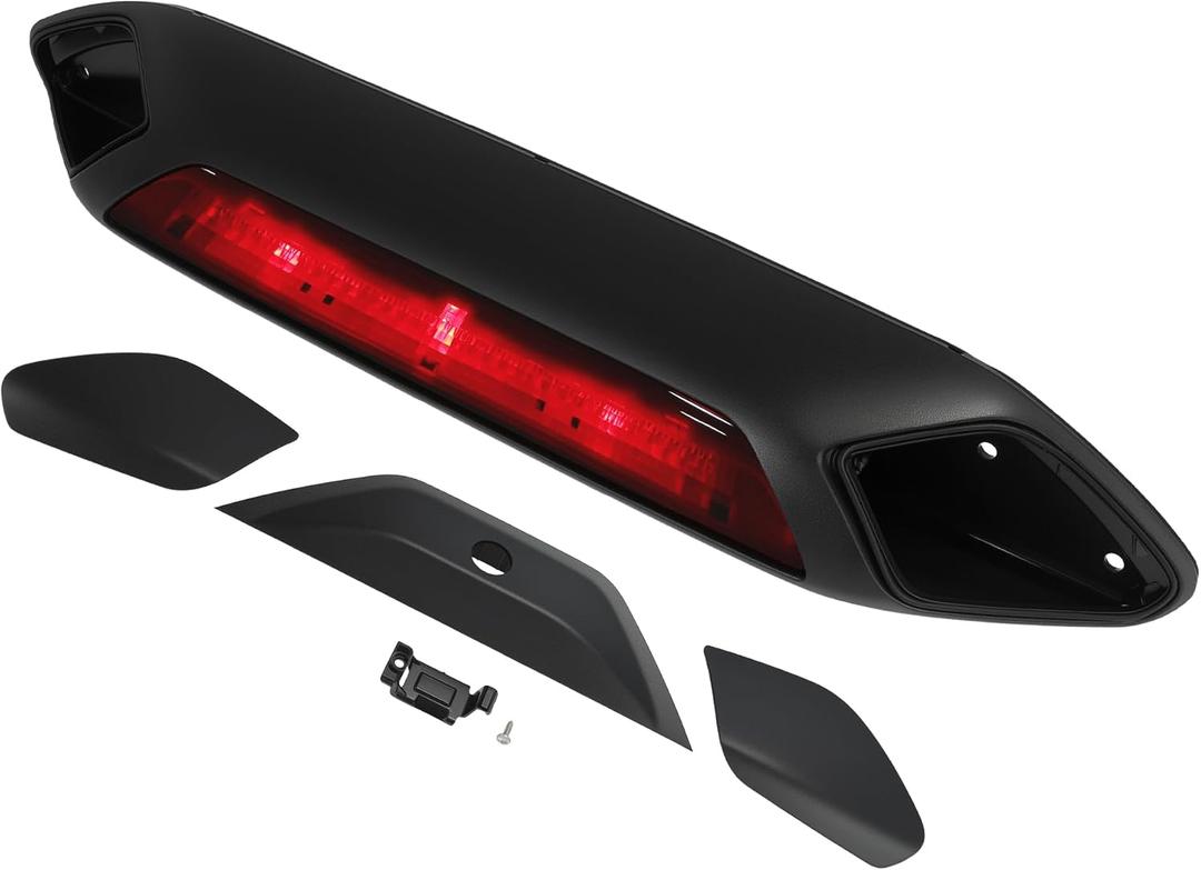LED Third Brake Light for Ford Transit 150 250 350 2020-2025 LK4Z13A613D Black 3rd High Mounted Stop Lamp LK4Z-13A613-D Rear Center High Level Brake Light Bar Taillight