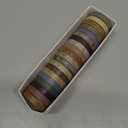 Abeillo 20 Rolls Vintage Washi Tape, 9.8ft Long/Roll Neutral Washi Tapes Set, Adhesive Masking Tape for Scrapbooking Supplies, Planners, DIY Crafts and Gift Wrapping