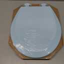 Bemis 500EC Round Closed-Front Toilet Seat and Lid, Blue