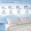 ZonLi Cooling Blanket for Hot Sleepers, 90"x90" Queen Size Lightweight Cool Touch Breathable Summer Blanket for Night Sweats, All-Season Cold Blankets, Tropical Gray