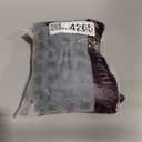 jinchan Ruffled Valance Curtain Slubbed Crossed Kitchen Valance Vintage Shabbychic Style for Living Room Small Windows 18 Inch Cottagecore Farmhouse Half Window Rod Pocket 1 Panel Navy Blue