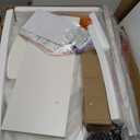 Adjustable Height Rolling Laptop Cart with Storage, Sit to Stand Desk with Wheels, Podium Stand or Medical Cart, White