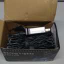 HOME LIGHTING 66ft Christmas Decorative Mini Lights, 200 LED Green Wire Fairy Starry String Lights Plug in, 8 Lighting Modes, for Indoor Outdoor Xmas Tree Wedding Party Decoration (White)