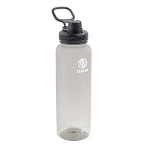 Takeya Tritan Sport Water Bottle with Spout Lid - BPA-Free & Dishwasher-Safe Water Bottle - Reusable Bottle with Lid Handle - Simple Leak-Proof Water Bottle - 24 oz 2 Pack