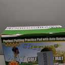 Putting Green Indoor Mat Outdoor Golf Putting Mat with Automatic Ball Return - Ideal for Home, Office, and Outdoor Use