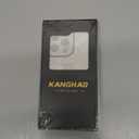 KANGHAR for iPhone 13 Pro Case White Leopard Print Pattern Cute Cheetah Wristband Stand Phone Cover for Women Girls Men Shockproof Slim Protective Cover for iPhone 13 Pro 6.1 Inch