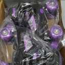 MammyGol Roller Skates for Kids Boys Girls, Adjustable Quad Skates with Light Up Wheels for Toddler Little Kids Ages 6-12, Beginners Outdoor Sports