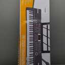 61 Keys Keyboard Piano, Electronic Digital Piano with Built-In Speaker Microphone, Sheet Stand and Power Supply, Portable Keyboard Gift Teaching for Beginners/SS1 (Black)