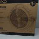 Lasko WINDMACHINE 20" High Velocity Floor Fan with 3 Speeds, 360 Directional Airflow, Portable Air Circulator Fan for Home, Garage & Workshop, Fully Assembled, Gray, 3301 White