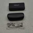 Classic Square Reading Glasses for Men Women Light Blocking Computer Readers Spring Hinge Metal Frame Acetate Legs