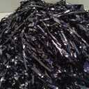 3 Pack Black Party Streamers Backdrop Tinsel Foil Fringe Curtains Halloween Party Decorations Birthday Wednesday Party Decorations Graduation Halloween Decor Party Supplies