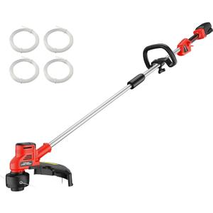 HEINPRO Cordless Weed Wacker Compatible with Milwaukee M18 Battery, 16" Brushless Weed Eater, Grass Trimmer for Lawn Care, Bump Feed, String Trimmer W/ 4 Bulk Trimmer Line Coils(Tool Only)