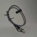 AINOPE Short USB C to USB C Cable 1.5FT 1 Pack 60W Fast Charging Nylon Braided Type C Cable for iPhone 15 Pro Max Plus Samsung Power Bank Travel Essentials (Grey)