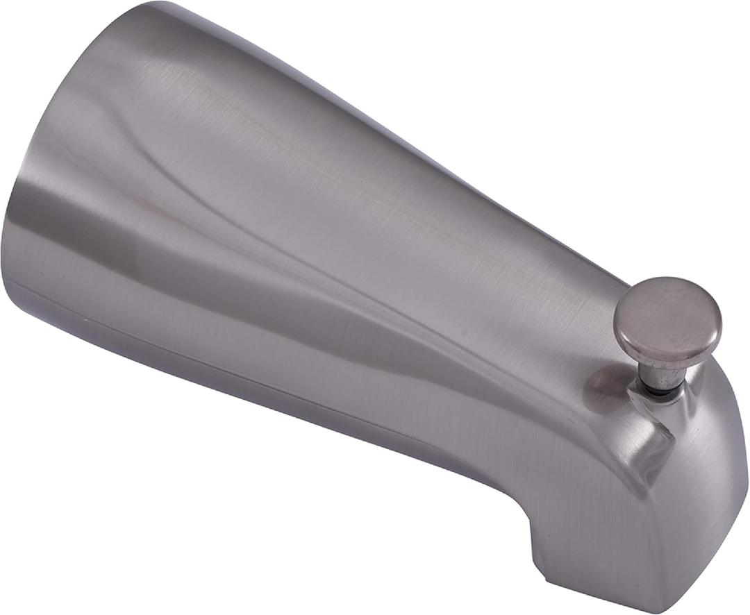 EZ-FLO 15084 Adjustable Diverter Spout, 5-3/8 inch Length, Chrome