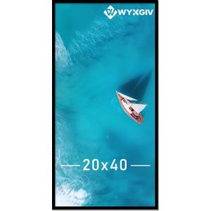 Black 20x40 Picture Frame Lightweight yet Durable Frame Wall Hanging