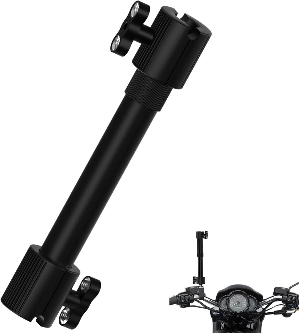 Double Socket Arm,Compatible with RAM mounts Garmin Spherical Component,Long Arm Length 9 to 15 in, Aluminum Structure - Suitable for Connecting Ball and Instrument Panel Installation (CB-0.66in)