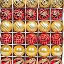 Christmas Ornaments Set of 30 Christmas Tree Decoration Ornament Balls Decor Baubles for Xmas Trees Decor Holiday Party Wedding Decoration