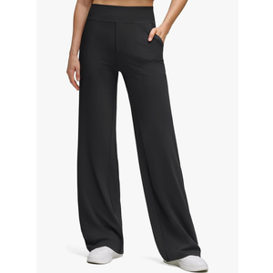 BareFeel High Stretch Wide Leg Pants for Women Soft Comfy Casual Yoga Pants with Pockets Petite/Regular/Tall