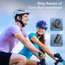 Open Ear Headphones, Open Ear Earbuds, IPX7 Waterproof, Bluetooth 5.3 True Wireless Sports Over Ear Earbuds with Earhooks, Built-in Mic, Crystal-Clear Calls for Running Workout Cycling Driving