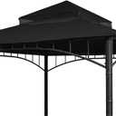 Gazebo Replacement Canopy Top for Target Madaga Gazebo Model L-GZ136PST (Black)