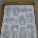 Glasseam Small Bud Vases for Centerpieces: 20PCS Mini Clear Glass Vase Set for Flowers Decor Wedding Party Baby Shower Dining - 2.7" Tiny Table Decorations Centerpiece