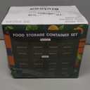 40 Piece Food Storage Containers with Lids(20 Containers & 20 Lids), BPA-Free Plastic Food Containers for Kitchen Storage and Organization, Leak Proof Meal Prep Container, Includes Labels & Pen