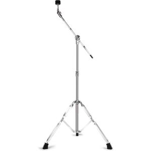 Boom Cymbal Stand, Adjustable Cymbal Stand for Drum Hardware Percussion Mount Holder Gear Set Drum Hardware Set for Mounting Crash, Ride, Splash Cymbals, Double Braced Legs with Rubber Feet