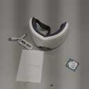 Eye Massager with Heat, 7 Massage Modes, Eye Mask, Birthday Gifts for Women, Men, Friend, Mom and Dad, Sleep Mask for Relax, Migraine Relief, Reduce Strain, Improve Sleep, White