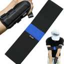Golf Training Kit with Arm Band & Wrist Strap, Golf Swing Training Aid to Correct Wrist Angle and Develop Muscle Memory for Beginner Golfers