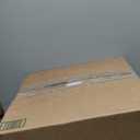 Ruqmuis Chair Cushions for Dining Chairs, 2" Thick Seat Cushions for Kitchen Chairs, D-Shaped Chair Pads with Washable Cover, Ties and Non Slip Backing, 17'' x 16'', Set of 6, Blue