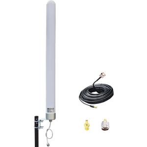 Signalplus Wide-Band WiFi 4G LTE & 5G GSM UMTS CDMA 12dBi Outdoor Omni Directional Cellular Antennas for Routers/Cell Phone Signal Booster Support All USA/Canada Carriers (698-2700MHz 12dBi)