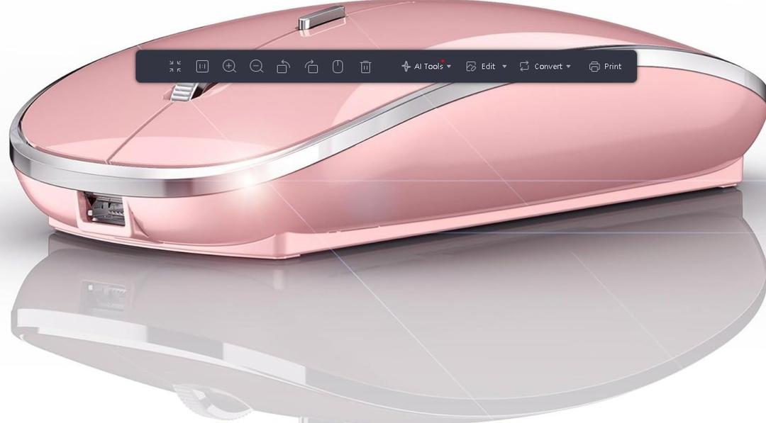Wireless Bluetooth Mouse for iPad pro iPad Air Mac MacBook Pro MacBook Air Laptop iMac Chromebook Win8/10/11 HP DELL PC (Pink) (ROSE GOLD PINK)