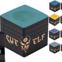 Cube Pool Cue Chalk Technology Billiard Pool Stick Chalk for Professional Low Deflection, Durable, Reduces Miscues-1pc (Green)