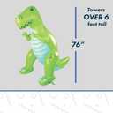 BigMouth Inc. Giant Inflatable Dinosaur Sprinkler, Fun Summer Backyard Water Splash Toy for Kids, 6 Feet Tall, Large
