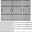 463342119 Grill Replacement Grates Heat Tents Parts for Charbroil Performance 4 Burner Grill Parts 463335517 463342118 463347418 Charbroil 475 G470-0004-W1A G470-5200-W1 Burner Tube Parts G470-0002-W1