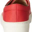 Amazon Essentials Women's Comfortable Lace Up Sneakers (7.5, Red)