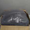 Travel Toddler Bed, 3-in-1 Portable Foldable Toddler Chair, Soft Foam Floor Bed Lounger with Washable Cover, Grey (Medium size)