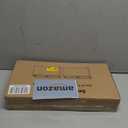 Black Lamp Shades Set of 2, Large Rectangle Lampshades Replacement, 16"L x 8"W x 10"H, Fabric Lamp Shade for Table Lamps Floor Lamps, Spider, Harp Holders Included, Easy Assembly Required