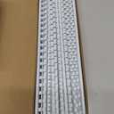 PATIKIL 6mm (1/4") Plastic Binding Combs, 100 Pcs 21 Rings Comb Binding Spines 20 Sheet Capacity Letter Size for Binding Paper Sheets, White