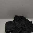 6FT Black Table Cloth - 2 Pack Fitted Stretch Rectangle Spandex Tablecloth, Washable Table Cover for Party, Picnic, Wedding, Banquet, Birthday and Festival(30" x 72")