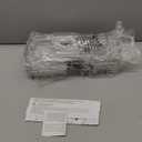 Shower Caddy Hanging - Over Shower Head Caddy, 0.82 inch Universal with 2 Shelves, Soap Holder, Toothbrush Holder & Reusable Suction Hook, Complete Silver Bath Organizer Set