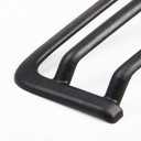 Black Plastic Front Turn Signal Light Cover Trims Accessories for 2018-2026 Jeep Wrangler JL