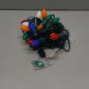 C9 Multicolor LED Christmas Light 25Ft Outdoor String Lights with 26 Plastic LED Bulbs(1 Spare), Connectable Vintage Christmas String Lights for Holiday Wedding Party Garden Home Decor, Green Wire